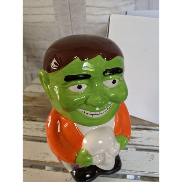 Frankenstein Halloween cookie jar dog‎ canister sto - Picture 6 of 9